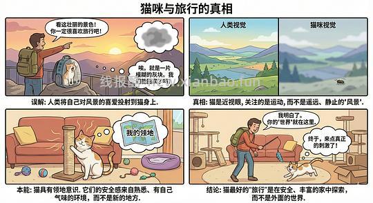 讨论/【科普】猫眼里看到的世界和猫并不想看的世界💁🏻请停止幻想，猫不需要这些 - 线报酷