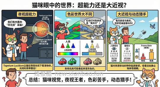 讨论/【科普】猫眼里看到的世界和猫并不想看的世界💁🏻请停止幻想，猫不需要这些 - 线报酷