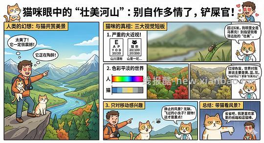 讨论/【科普】猫眼里看到的世界和猫并不想看的世界💁🏻请停止幻想，猫不需要这些 - 线报酷