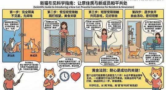 讨论/【科普】养猫科普漫画，不定期更新中（2.10 更新封窗、新手养猫误区科普） - 线报酷