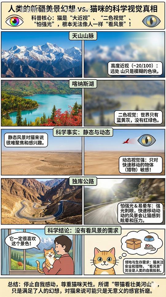 讨论/【科普】猫眼里看到的世界和猫并不想看的世界💁🏻请停止幻想，猫不需要这些 - 线报酷