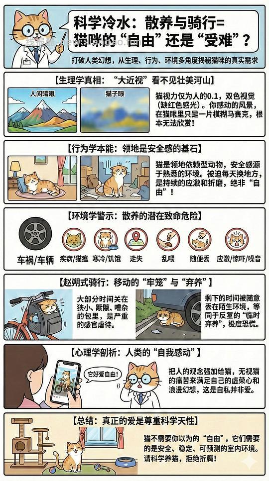 讨论/【科普】猫眼里看到的世界和猫并不想看的世界💁🏻请停止幻想，猫不需要这些 - 线报酷