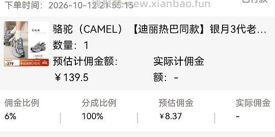 骆驼银月老爹鞋3代117元左右 - 线报酷