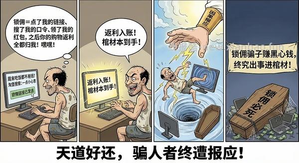讨论/【科普】618必看！锁佣、锁佣红包、锁佣诈骗科普漫画！ - 线报酷