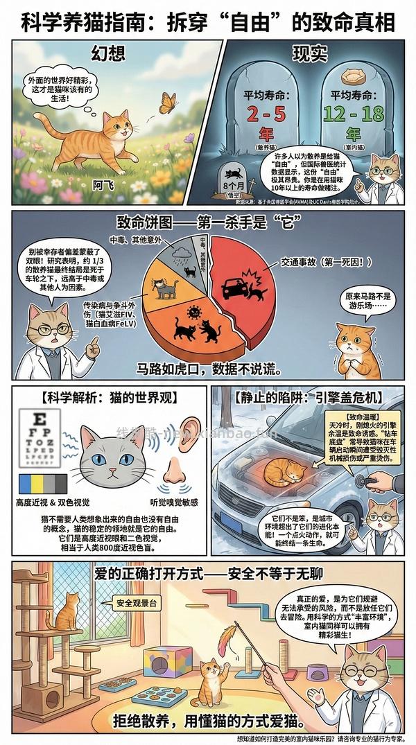 讨论/【科普】猫眼里看到的世界和猫并不想看的世界💁🏻请停止幻想，猫不需要这些 - 线报酷