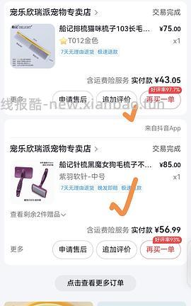 船记排梳DL103到手66r左右 - 线报酷
